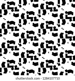 Abstract vector monochrome background. Halftone illustration pattern