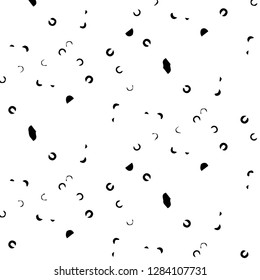 Abstract vector monochrome background. Halftone illustration pattern