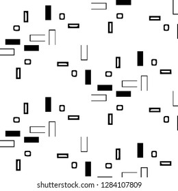 Abstract vector monochrome background. Halftone illustration pattern