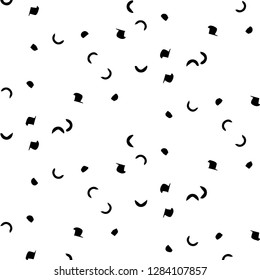 Abstract vector monochrome background. Halftone illustration pattern