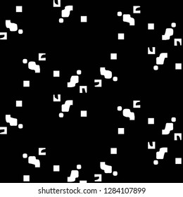 Abstract vector monochrome background. Halftone illustration pattern