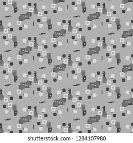 Abstract vector monochrome background. Halftone illustration pattern