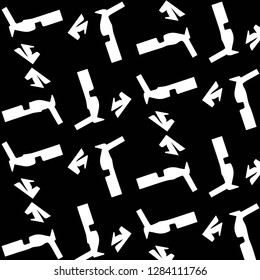 Abstract vector monochrome background. Halftone illustration pattern
