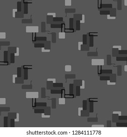 Abstract vector monochrome background. Halftone illustration pattern