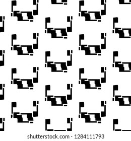 Abstract vector monochrome background. Halftone illustration pattern