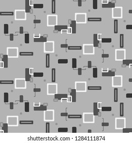 Abstract vector monochrome background. Halftone illustration pattern