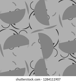 Abstract vector monochrome background. Halftone illustration pattern