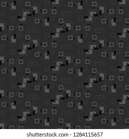 Abstract vector monochrome background. Halftone illustration pattern