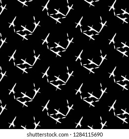 Abstract vector monochrome background. Halftone illustration pattern