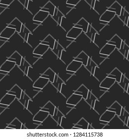 Abstract vector monochrome background. Halftone illustration pattern
