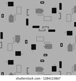Abstract vector monochrome background. Halftone illustration pattern