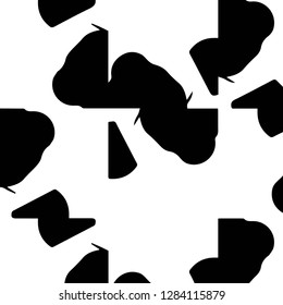 Abstract vector monochrome background. Halftone illustration pattern