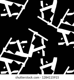 Abstract vector monochrome background. Halftone illustration pattern