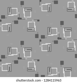 Abstract vector monochrome background. Halftone illustration pattern