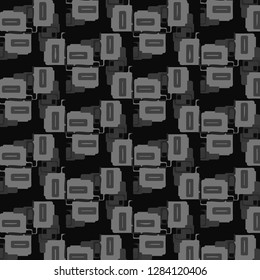 Abstract vector monochrome background. Halftone illustration pattern