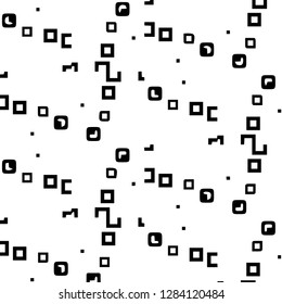 Abstract vector monochrome background. Halftone illustration pattern