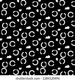 Abstract vector monochrome background. Halftone illustration pattern