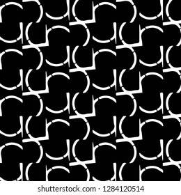 Abstract vector monochrome background. Halftone illustration pattern