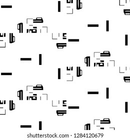 Abstract vector monochrome background. Halftone illustration pattern