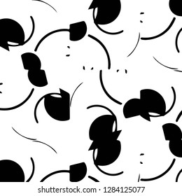 Abstract vector monochrome background. Halftone illustration pattern