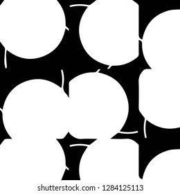 Abstract vector monochrome background. Halftone illustration pattern