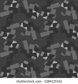 Abstract vector monochrome background. Halftone illustration pattern
