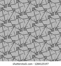 Abstract vector monochrome background. Halftone illustration pattern