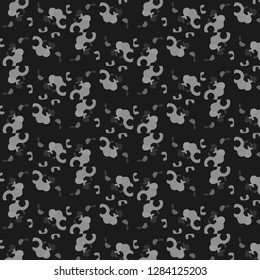 Abstract vector monochrome background. Halftone illustration pattern