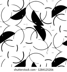 Abstract vector monochrome background. Halftone illustration pattern