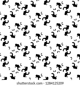 Abstract vector monochrome background. Halftone illustration pattern