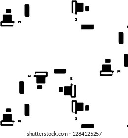 Abstract vector monochrome background. Halftone illustration pattern