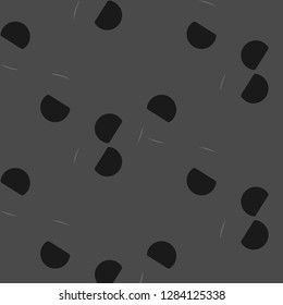 Abstract vector monochrome background. Halftone illustration pattern