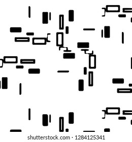 Abstract vector monochrome background. Halftone illustration pattern