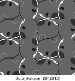 Abstract vector monochrome background. Halftone illustration pattern