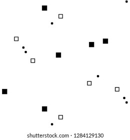 Abstract vector monochrome background. Halftone illustration pattern