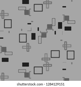 Abstract vector monochrome background. Halftone illustration pattern