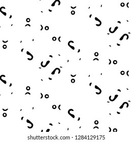 Abstract vector monochrome background. Halftone illustration pattern