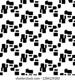 Abstract vector monochrome background. Halftone illustration pattern