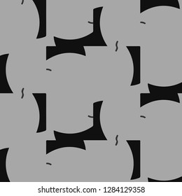 Abstract vector monochrome background. Halftone illustration pattern