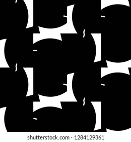 Abstract vector monochrome background. Halftone illustration pattern