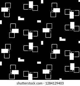 Abstract vector monochrome background. Halftone illustration pattern