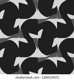 Abstract vector monochrome background. Halftone illustration pattern