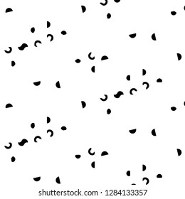 Abstract vector monochrome background. Halftone illustration pattern
