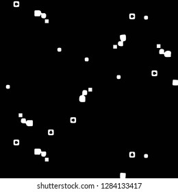 Abstract vector monochrome background. Halftone illustration pattern