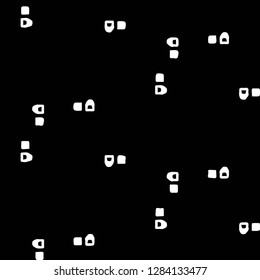 Abstract vector monochrome background. Halftone illustration pattern