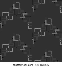 Abstract vector monochrome background. Halftone illustration pattern