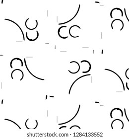 Abstract vector monochrome background. Halftone illustration pattern