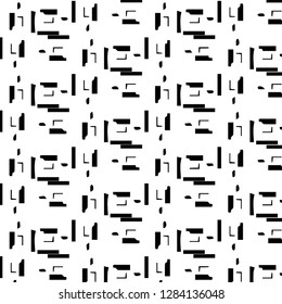 Abstract vector monochrome background. Halftone illustration pattern