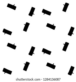 Abstract vector monochrome background. Halftone illustration pattern