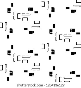 Abstract vector monochrome background. Halftone illustration pattern